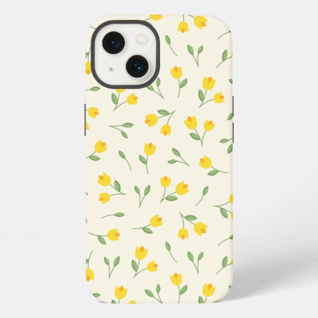 Funda Para iPhone Tulipanes (Reverso )