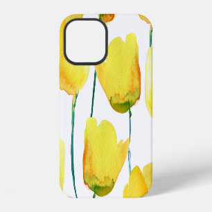 Funda Para iPhone 12 Tulipanes coloridos acuarela: Ilustracion sin foco