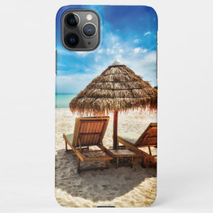 Funda Para iPhone 11Pro Max Tumbonas en la playa