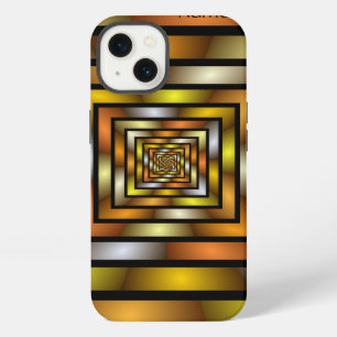 Túnel Luminoso Arte Fractal Gráfico Colorido Nombr