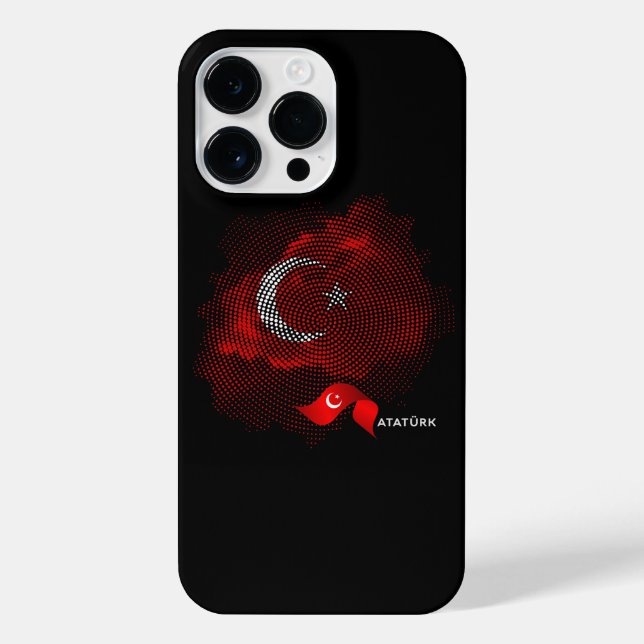 Funda Para iPhone Turkey flag (Reverso)