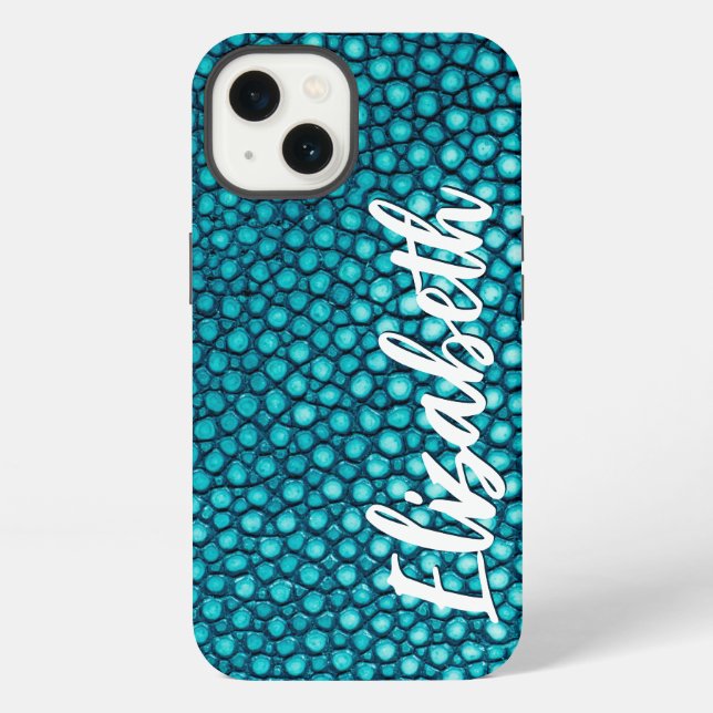 Funda Para iPhone Turquesa (Reverso )