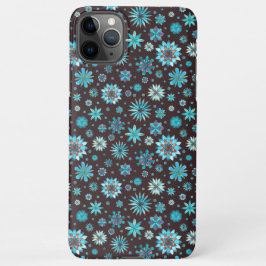 Funda Para iPhone 11Pro Max Turquoise Floral Pattern – Boho Aesthetic 