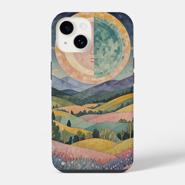 Funda Para iPhone Twilight Hillside (Reverso )