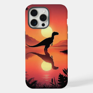 Twilight Roar - Dinosaur Silhouette cerca del lago