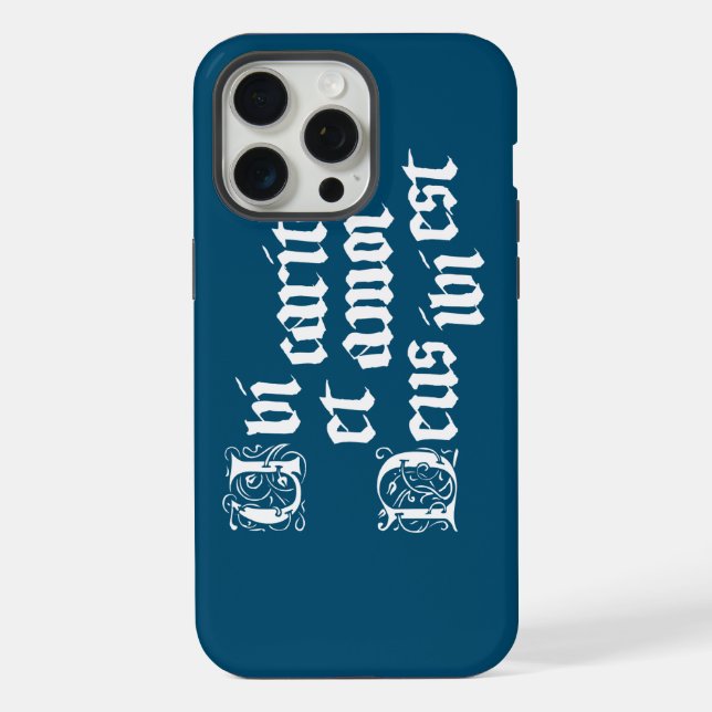 Funda Para iPhone Ubi Caritas (Reverso )