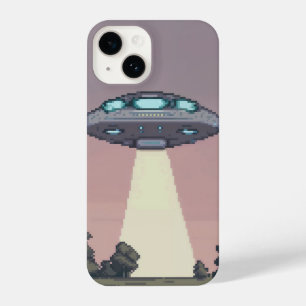 Funda Para iPhone 14 ufo pixelado