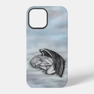 Funda Para iPhone 12 Un ángel dormido en las nubes del cielo