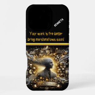 Funda Para iPhone 16 Pro Max Un científico de datos transforma análisis en cono