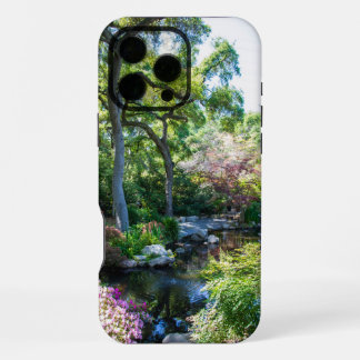 Funda Para iPhone 16 Pro Max un hermoso paisaje primaveral en un jardín japonés