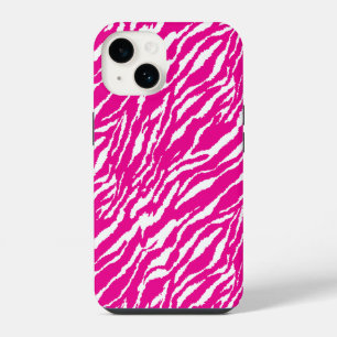 Funda Para iPhone 14 Un intrincado patrón floral en rosa y blanco, arte