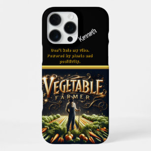 Funda Para iPhone 16 Pro Max Un Orgulloso Campesino Se Encuentra Entre Vibrante