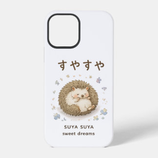 Funda Para iPhone 12 Pro Un pequeño erizo disfrutando de una siesta tranqui