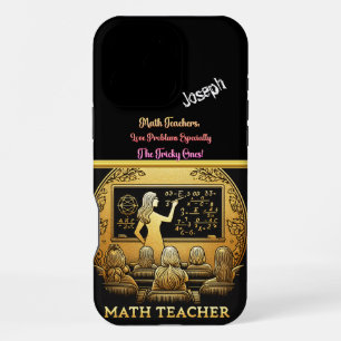 Funda Para iPhone 16 Pro Max Un profesor apasionado de matemáticas