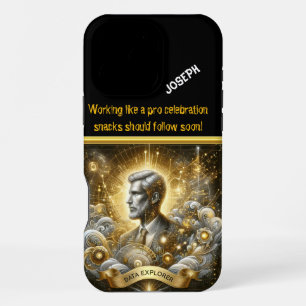 Funda Para iPhone 16 Pro Max Un visionario científico de datos que ilumina el f