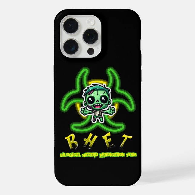 Funda Para iPhone Un zombi divertido (Reverso )