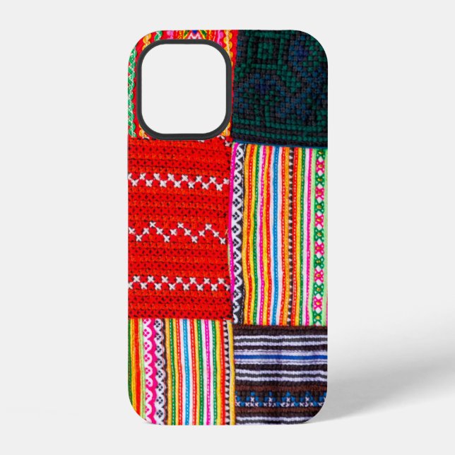 Funda Para iPhone una colcha de patchwork en estilo asiático multico (Reverso )