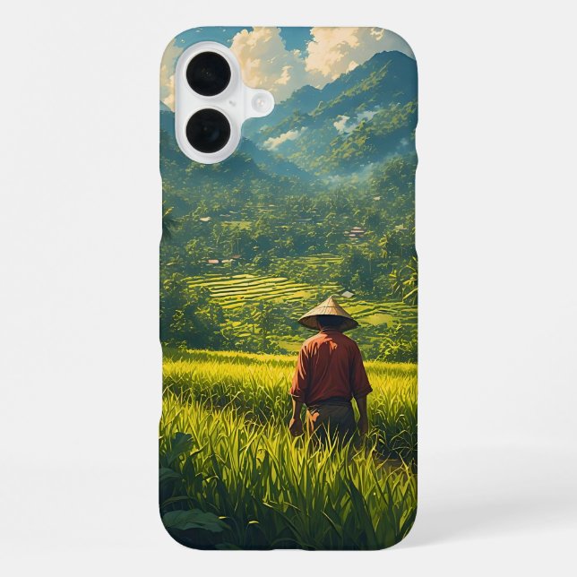 Funda Para iPhone Una cosecha pacífica (Reverso )