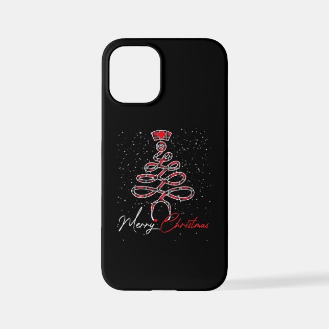 Funda Para iPhone Una enfermera navideña divertida Navidades de enfe (Reverso )