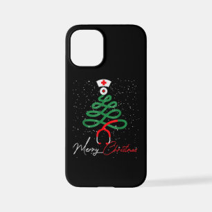 Funda Para iPhone 12 Mini Una enfermera navideña divertida Navidades de enfe