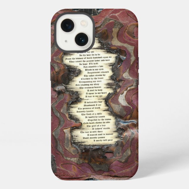 Funda Para iPhone Una lágrima (Reverso )