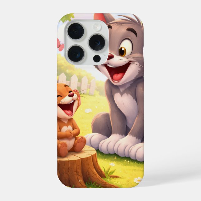 Funda Para iPhone Una pausa alegre en el jardín (Reverso )