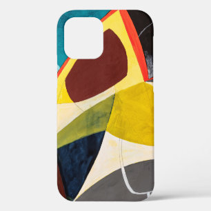 Funda Para iPhone 12 Una pintura abstracta modernista de acuarela.