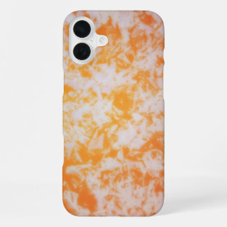 Funda Para iPhone 16 Plus Una textura grunge naranja |