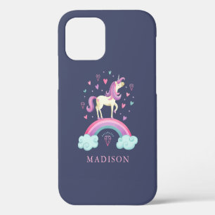 Funda Para iPhone 12 Unicornio arcoiris mágico