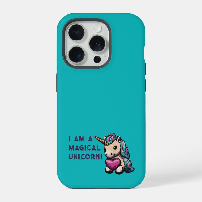 Funda Para iPhone Unicornio mágico (Reverso )