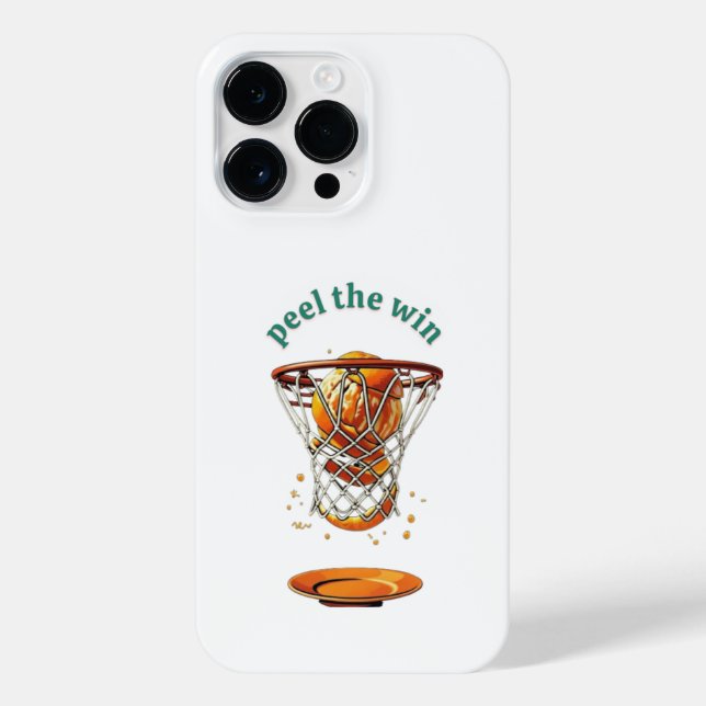 Funda Para iPhone Unique basketball lover gifts peel the win (Reverso)