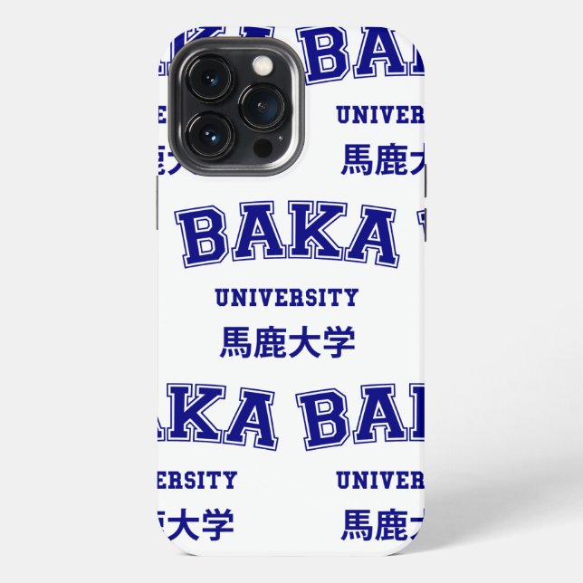 FUNDA PARA iPhone UNIVERSIDAD DE BAKA (Reverso )