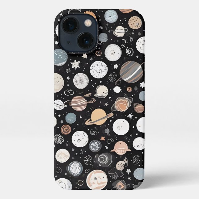 Funda Para iPhone Universo en Miniatura (Reverso )