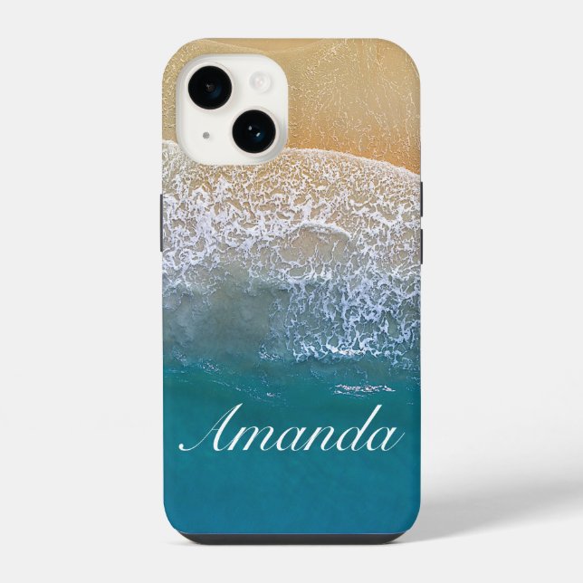 Funda Para iPhone Uno con la playa (Reverso )