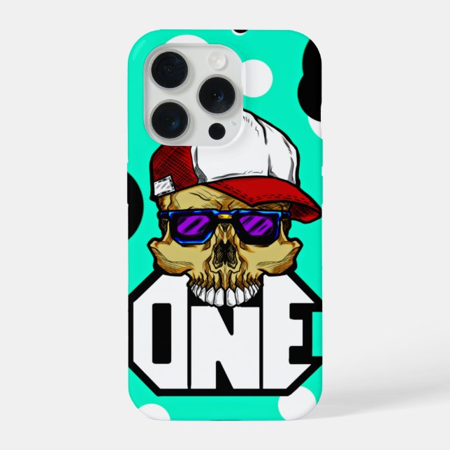 Funda Para iPhone Urban Skull Pop Art Illustration  (Reverso )