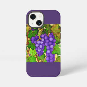 Funda Para iPhone 13 Mini Uvas moradas en una vid
