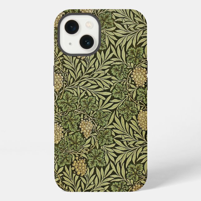 Funda Para iPhone Uvas y Vides de William Morris (Reverso )