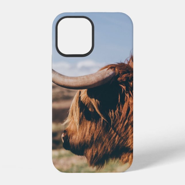 FUNDA PARA iPhone VACA DE LAS TIERRAS ALTAS (Reverso )