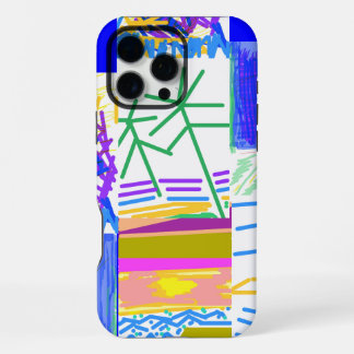 Funda Para iPhone 16 Pro Max Vacación festiva abstracta