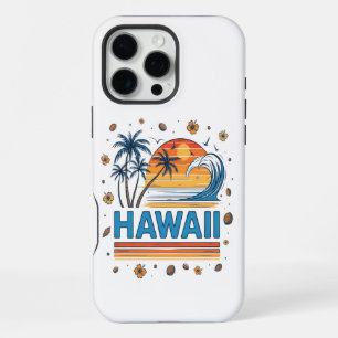 Funda Para iPhone 16 Pro Max Vacaciones en Hawái Atardecer Playa 70S