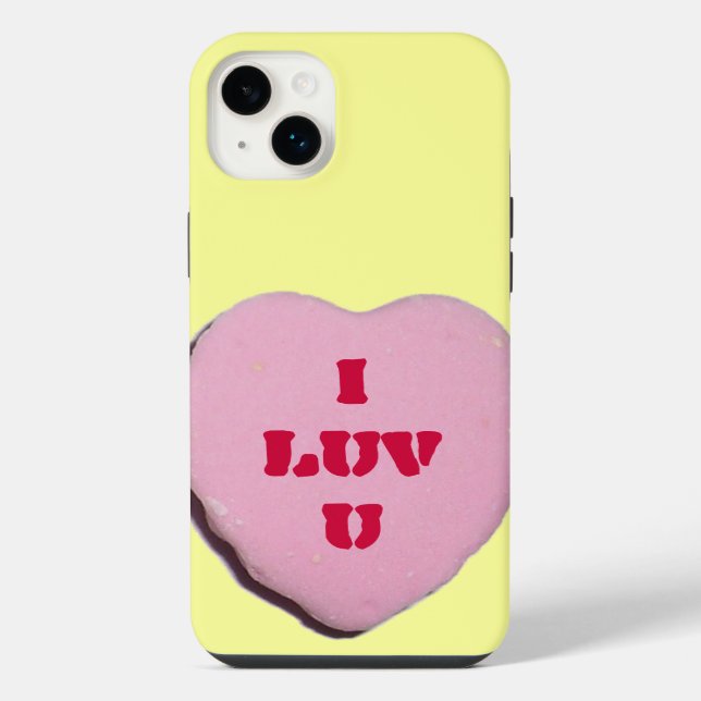 Funda Para iPhone Valentine Candy Heart (Reverso)