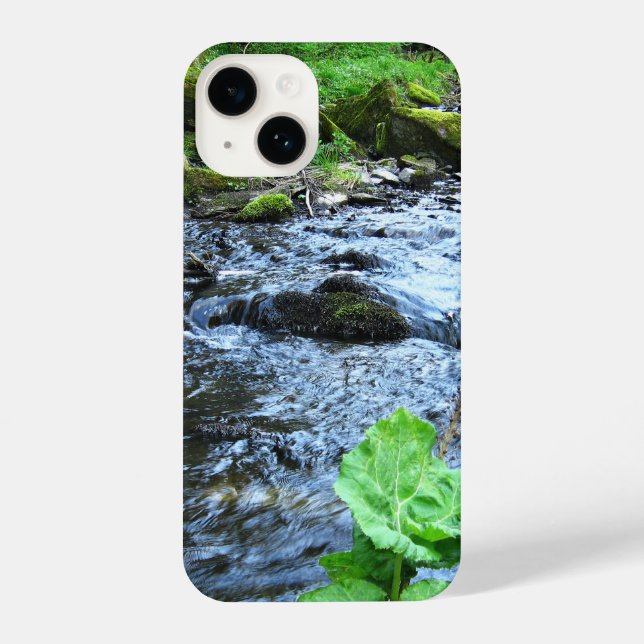 Funda Para iPhone valle de cresta de piedra (Reverso )
