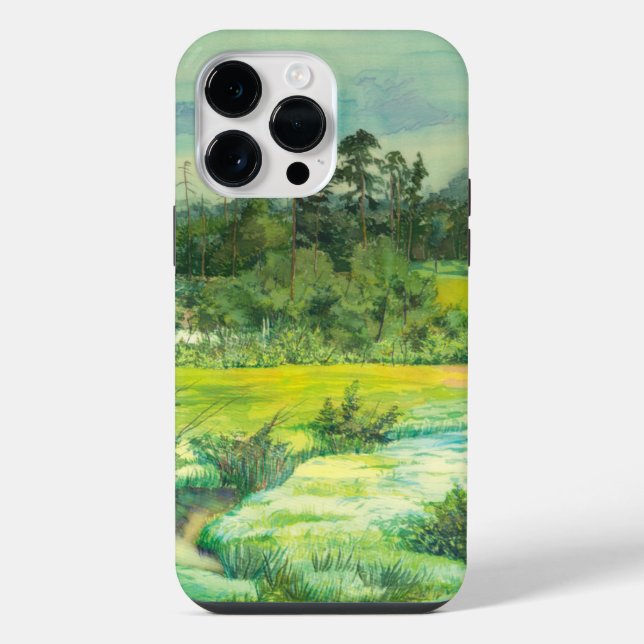 Funda Para iPhone valle verde (Reverso )