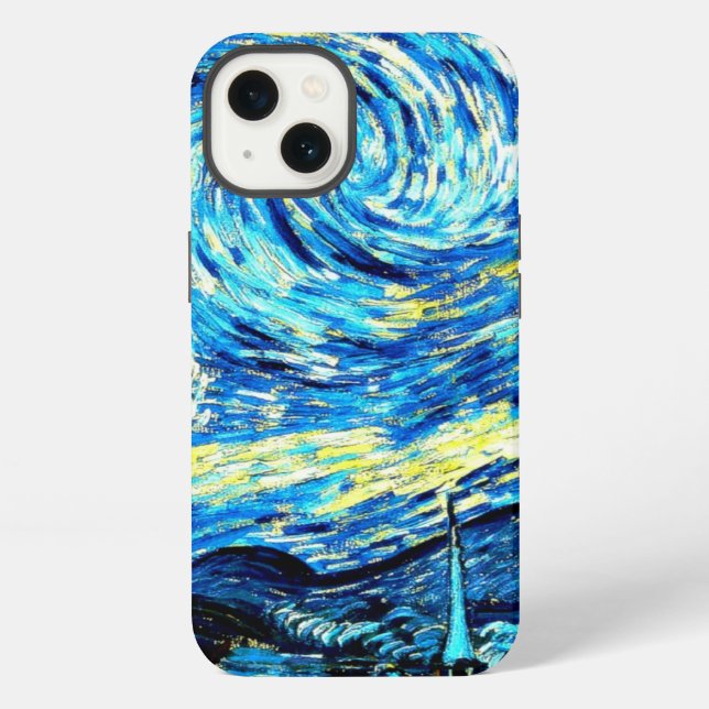 Funda Para iPhone Van Gogh - Noche estrellada (Reverso )