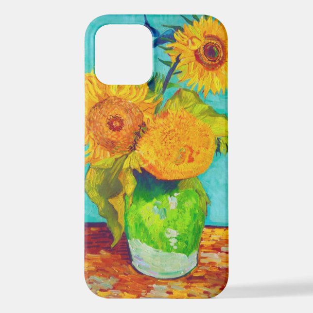 Funda Para iPhone Van Gogh Sunflowers (Reverso )