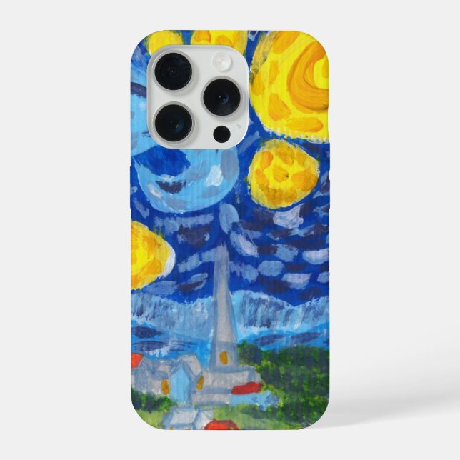Funda Para iPhone Van Gogh, The Starry Night Phone Case (Reverso )