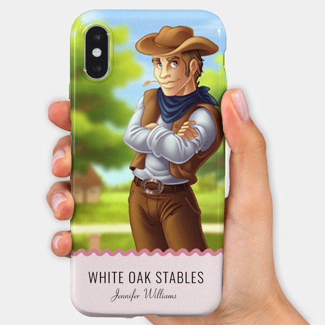 Funda Para iPhone Vaquero occidental personalizable (Subido por el creador)