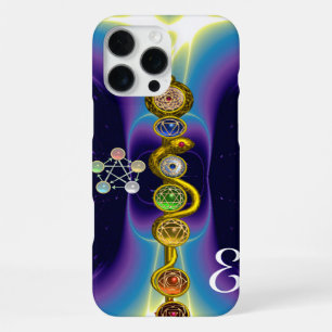 FUNDA PARA iPhone 16 PRO MAX VARA DE ASCLEPIO 7 CHAKRAS, YOGA, ENERGÍA ESPIRITU