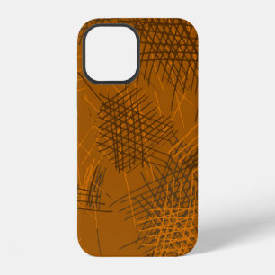 Funda Para iPhone 12 Varios trazos de pluma. Textura perfecta con caóti