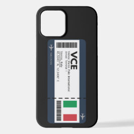 Funda Para iPhone 12 VCE Venice Boarding Pass - Italia Ticket